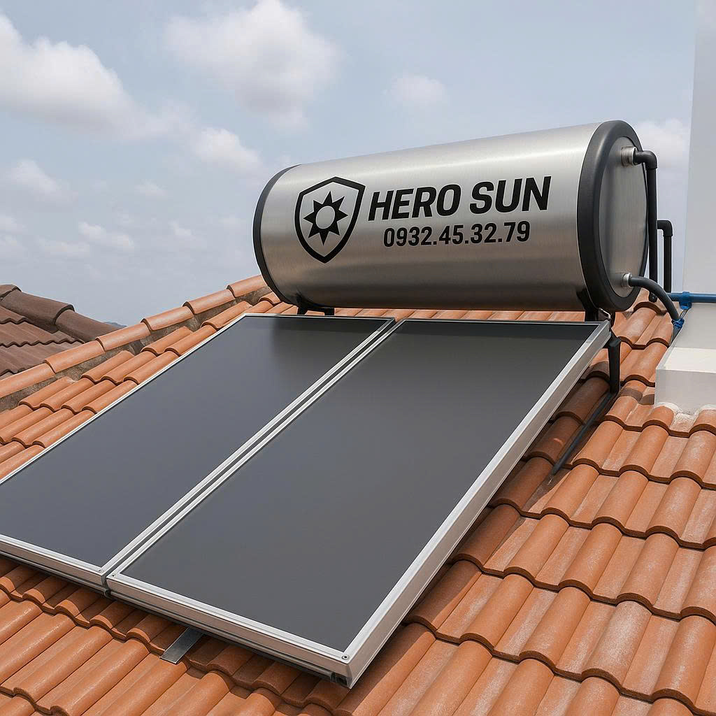 Máy nước nóng NLMT HERO SUN 300L